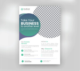 Corporate Business Flyer Template Modern Creative Marketing & Company Brochure Design
