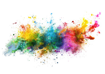 Obraz premium Colorful abstract splatters of paint