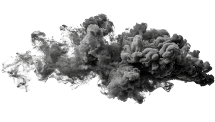 Abstract grayscale ink cloud (1)