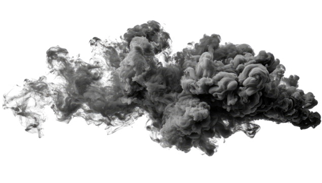 Abstract grayscale ink cloud (1)