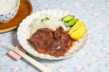 焼肉　牛サガリ