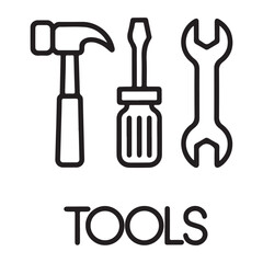 Hand tools vector collection