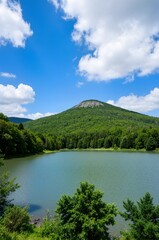 lake in the mountains