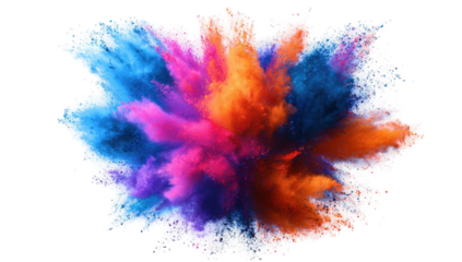 Vibrant colorful powder explosion (1)