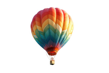 Colorful hot air balloon against black background (8)