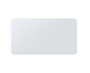 Light gray rectangular flat surface