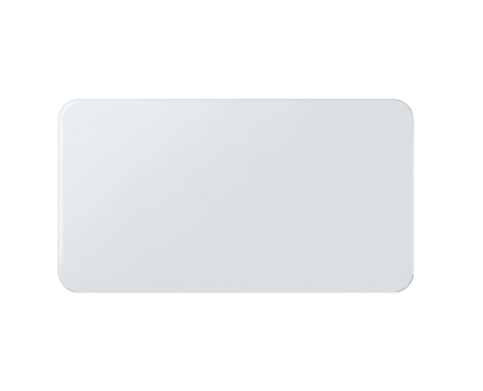 Light gray rectangular flat surface