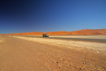 Traveling through desert roads is a great adventure and a great pleasure.
