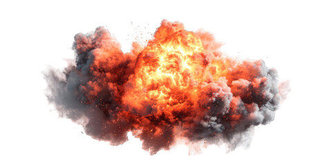 Exploding cloud of fire and smoke (1)