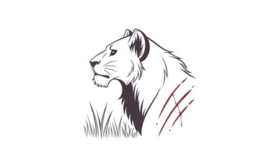 Lion Silhouette Artwork