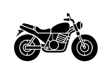 Fototapeta premium Dynamic Superbike Motorcycle Silhouette Art