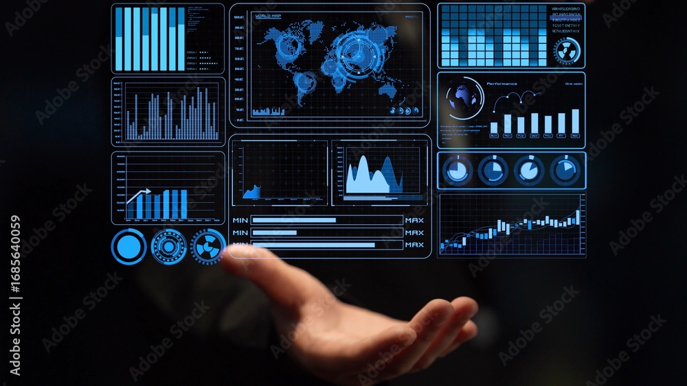 Poster data analytics and big data strategy for real-time analytics, predictive data modeling, business int