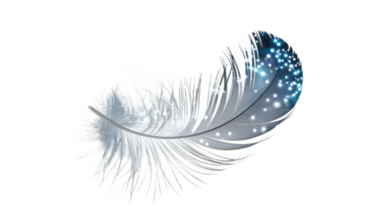 Ai generated image of abstract horizontal line of yellow bokeh light effect isolated on transparent background