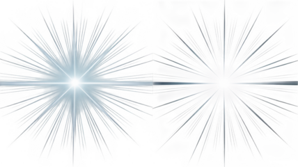 Ai generated image of a delicate feather with a magical glow, isolated on transparent background