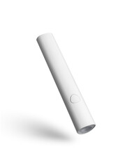 White UV LED Flashlight for Manicure on White Background