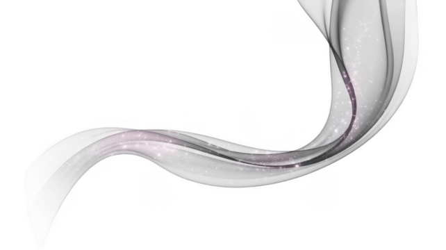 Ai generated image of white starburst with fine radiating lines and a subtle horizontal blur, isolated on transparent background