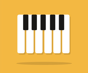 design about the concept of piano icon
