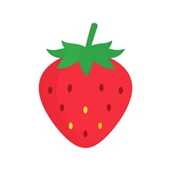 Obraz premium Simple strawberry graphic