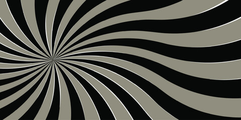 Abstract black and gray dark sun rays sunburst backdrop background. seamless retro vintage burst.. Pop art dark gray comic background.Vintage sunrays illustration swirl grunge backdrop line.