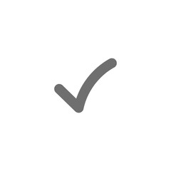 Check mark icon. Check mark vector. Checkbox sign checked. Approved symbol. Isolated v check mark icon. modern simple, Editable.