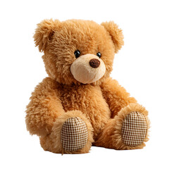 Obraz premium Plush Teddy Bear, isolated on transparent background