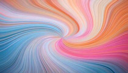 Obraz premium colorful abstract swirl design featuring pastel shades and smooth curves