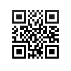 Detailed QR Code on Transparent Background for Scanners and Readers