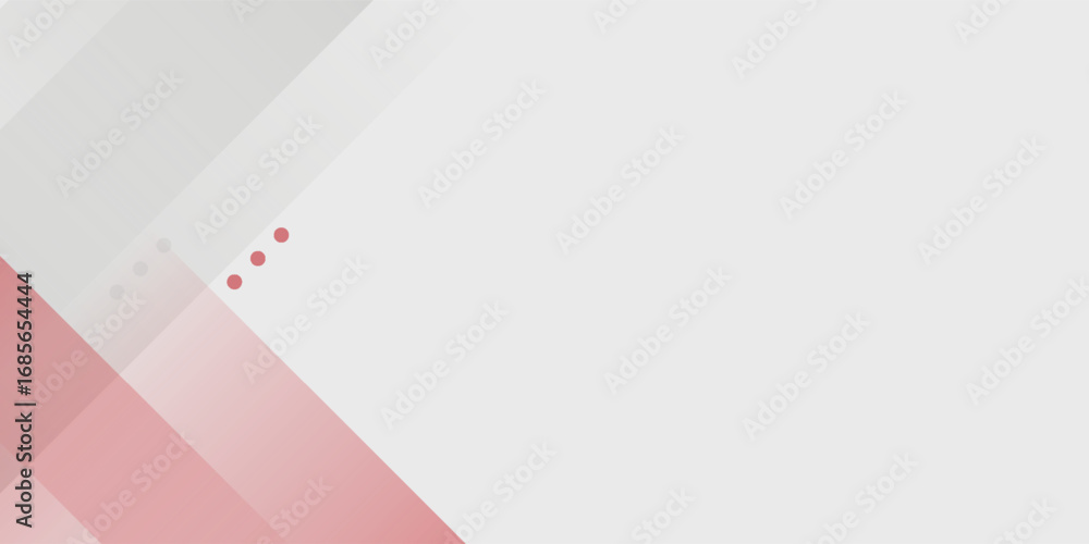 Aufkleber abstract red and white with stripe line on gradient white background