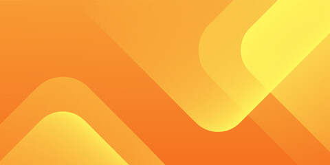 Abstract orange and yellow geometric background. Dynamic shapes composition. Cool background design for posters. Vector illustration