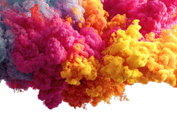 Abstract colorful ink explosion (1)