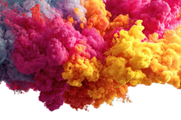 Abstract colorful ink explosion (1)