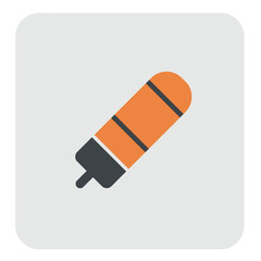 Nautical equipment icon depicting a cylindrical ship fender for docking safety and protection from damage