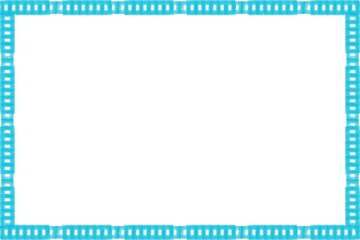 Simple Blue Frame, Photo Frame, Unique Border Frame with White Background, Unique Frame, Amaizing Frame