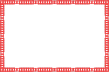 Simple Red Frame, Photo Frame, Unique Border Frame with White Background, Unique Frame, Amaizing Frame