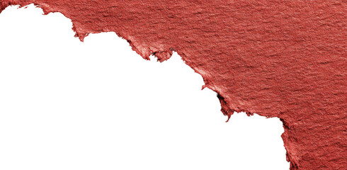 Textured Red Ripped Paper