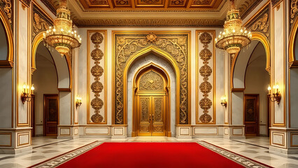 Lobby of a royal palace 