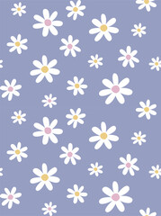 Classic Popular Flower Seamless pattern background - For easy making seamless pattern use it for filling any contours