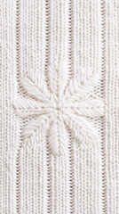 Close-up view of a textured fabric detail with an embroidered flower, showcasing intricate patterns and tactile sensation.