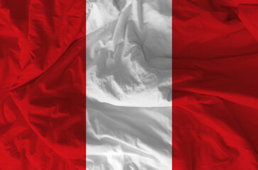 Stylized image of the Pirwan flag with a crumpled paper texture and halftone effect. Concept of...