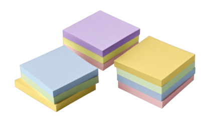 Stacked colorful sticky notes (1)
