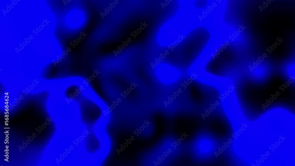 Poster abstract blue and black motion background loop for visuals.