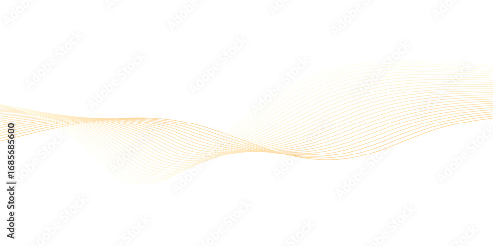 Aufkleber abstract smooth soft blur wave digital geometric technology, data science frequency gradient lines o