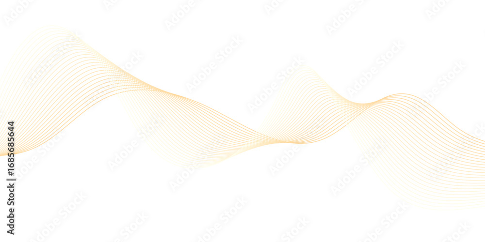 Aufkleber abstract smooth soft blur wave digital geometric technology, data science frequency gradient lines o