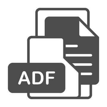 ADF Format Vector Icon