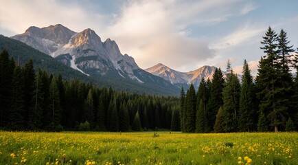 Fototapeta premium mountain landscape in the summer