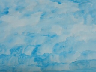 Blue watercolor background