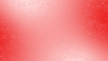 Red color hi-tech circular dots half tone slow motion futuristic geometrical loop able background 
