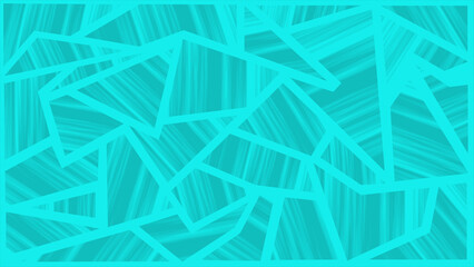 Cyan color abstract design parallel lines pattern geometrical shapes loop able background