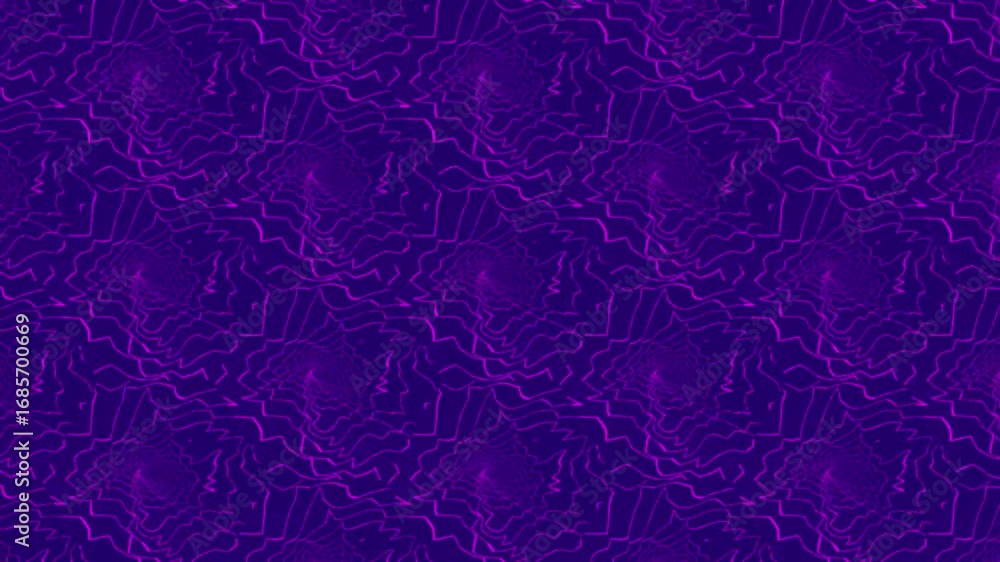 Aufkleber abstract flowing lines background seamless loop animation.