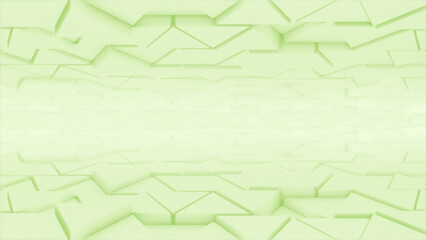 Lime green color simple and elegant 3d squares geometrical futuristic background for professional or business purpose